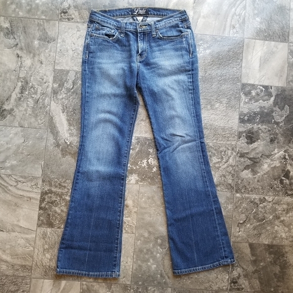 Lucky Brand Cumberland Sweet N Low Rise Slim Bootcut Short Inseam Jeans 2/26 - Picture 2 of 9